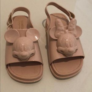 Mini Melissa Disney slide sandals